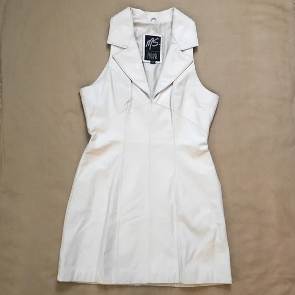 Ms. Maxima Dresses & Skirts - NWT* Leather Vintage Halter Dress.